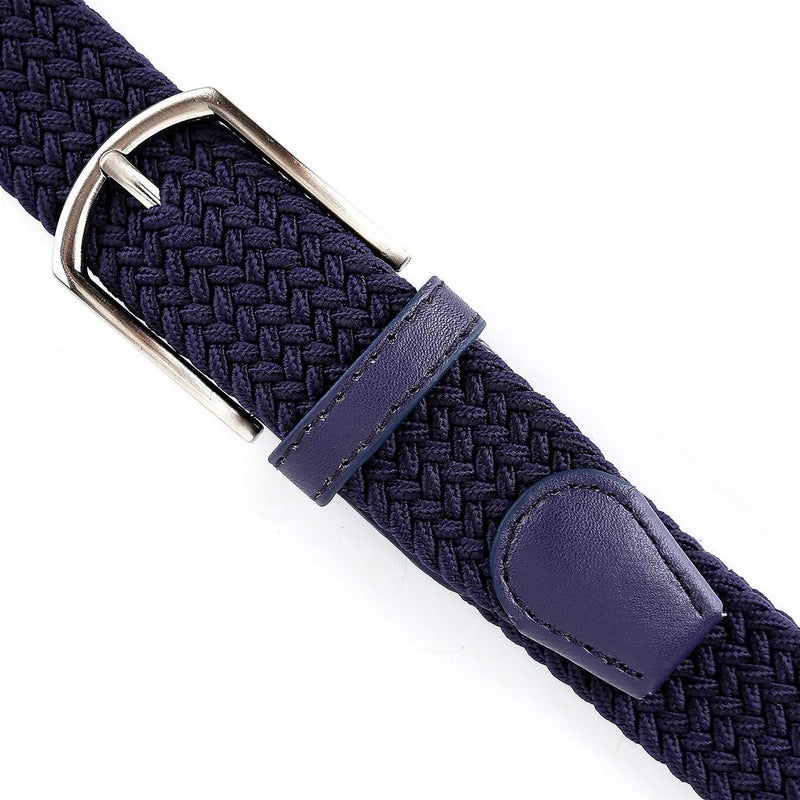 Radmire Braided Canvas Woven Elastic Stretch Belts for Men/Women/Junior with Multicolored - Image 5